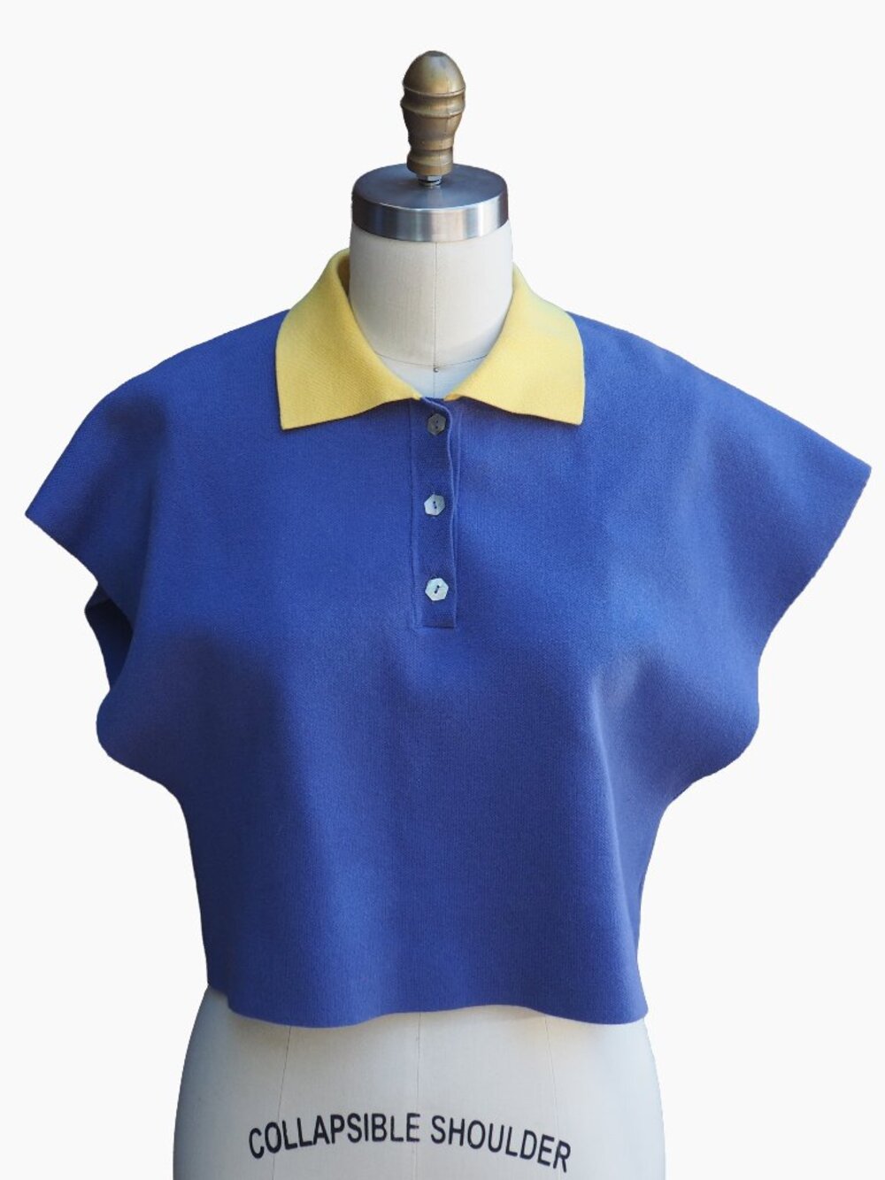 Fashion Brand Company crop collar tee L/XL - Picture 2 of 4